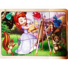 Пазл в рамке «София Прекрасная», 12 эл.