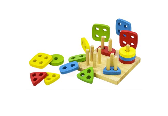 Сортер-пирамидка «Гео»