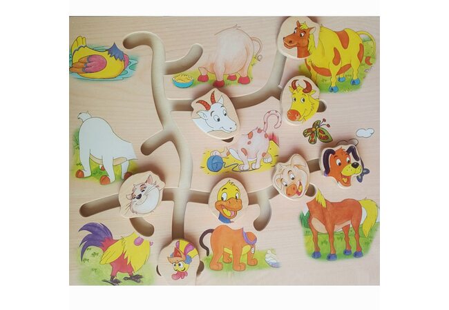 Найди голову животному «Ферма»