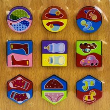 Вкладыши «Дроби». Детская.