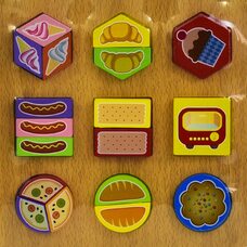 Вкладыши «Дроби-продукты»