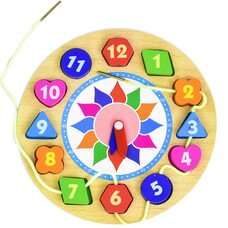 Вкладыши-часы-шнуровка «Гео»