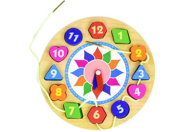 Вкладыши-часы-шнуровка «Гео»