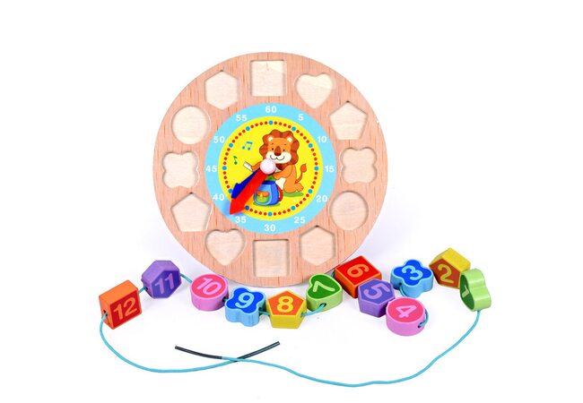 Вкладыши-часы-шнуровка «Лев»