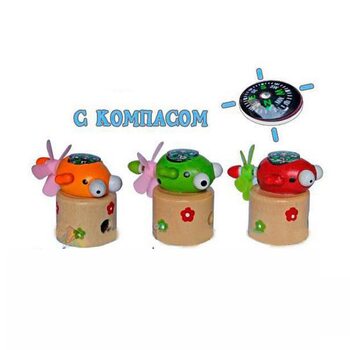 Деревянная точилка-компас