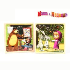 Пазл «Маша и Медведь», 8 дет.