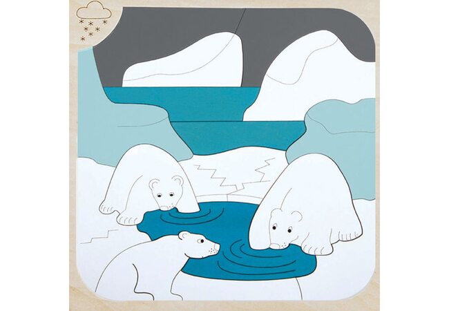 Мозаика «Мороз и солнце», двухслойная, 34 дет.