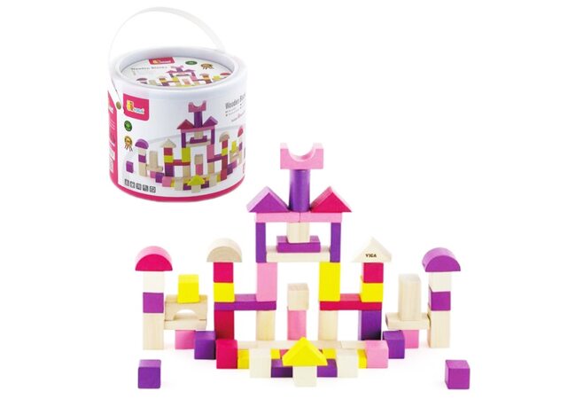 Деревянный конструктор «60 блоков»