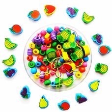 Шнурівка «Фрукти і намистинки»