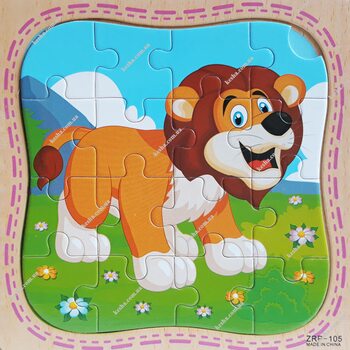 Пазл «Лев», 16 дет.