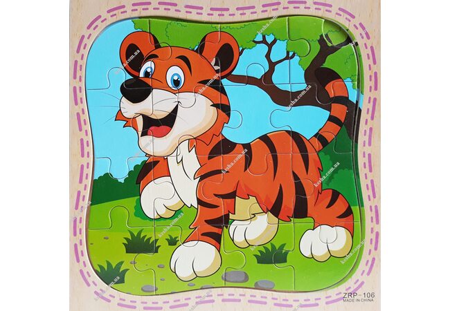 Пазл «Тигр», 16 дет.