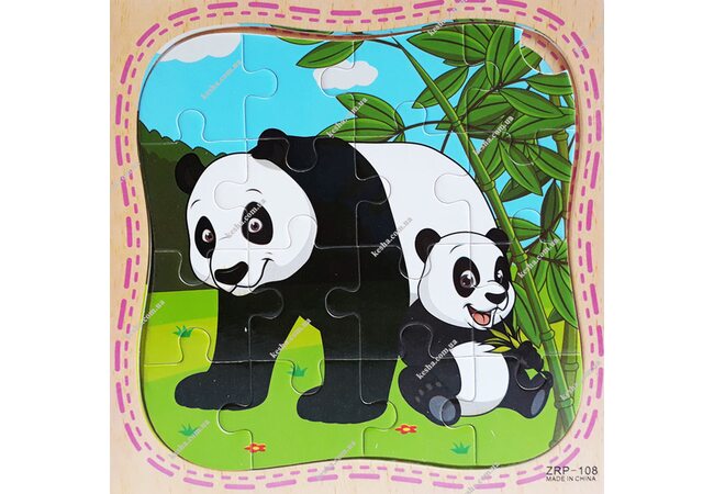 Пазл «Пандочки», 16 дет.