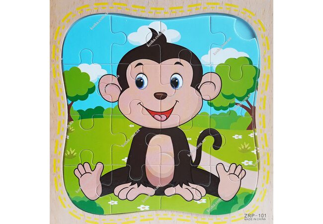 Пазл «Обезьянка», 16 дет.