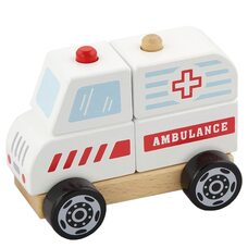 Машинка-пирамидка «Скорая помощь»