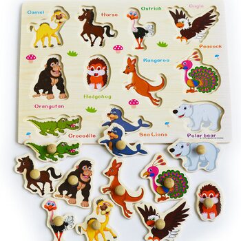 Вкладыши «Удивительные зверята»