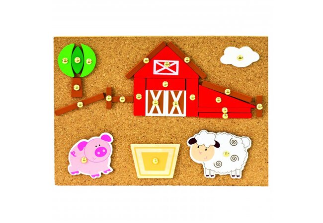 Аппликация «Ферма», 170 дет.