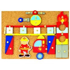 Аппликация «Пожарники», 168 дет.