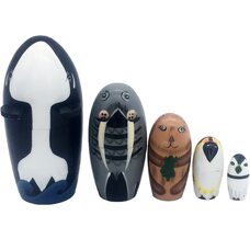 Матрешка «Арктика», 5 в 1