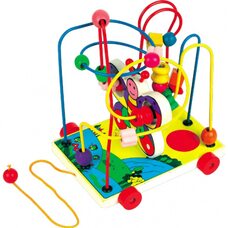 Лабиринт-каталка «Бабочка» (цветная)