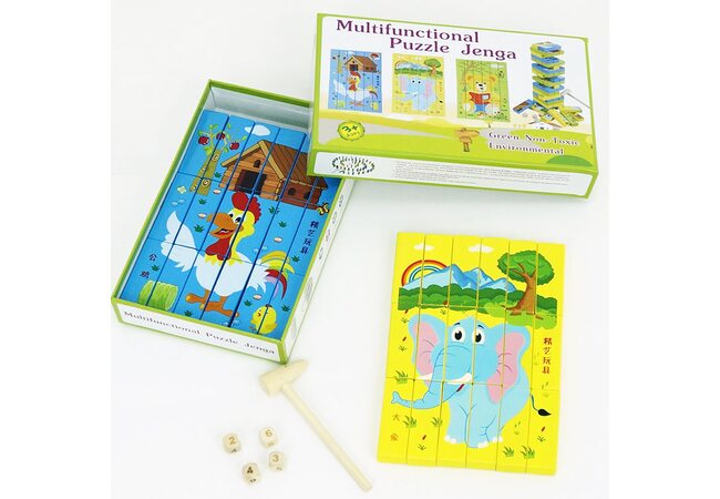 Настольная игра «Дженга-пазлы»