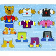 Игра «Поменяй одежду Медвежонку», 5 комплектов