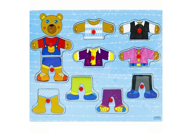 Игра «Поменяй одежду Медвежонку», 5 комплектов