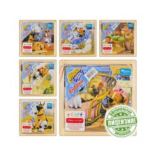 Кубики «Белка и Стрелка», 9 шт.