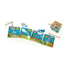 Магнитная рыбалка-пазл