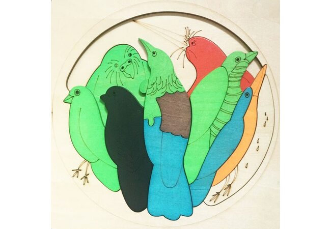 Мозаика «Птицы», двухслойная