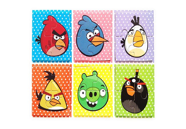 Пазлы «Angry Birds», 4 эл.