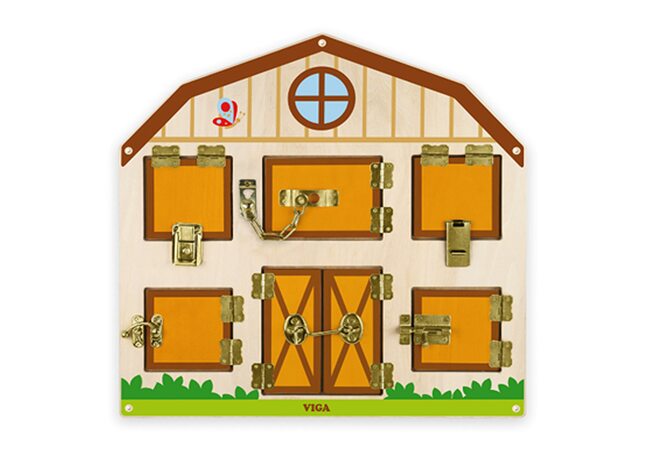 Настенный бизиборд «Замочки»