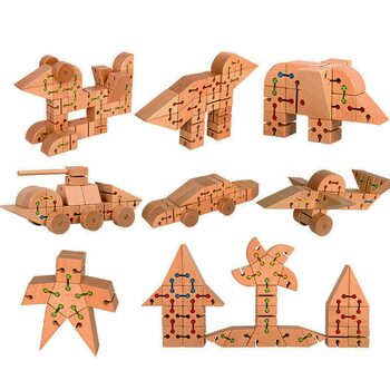 Конструктор «Комби», 50 дет. + 90 скоб