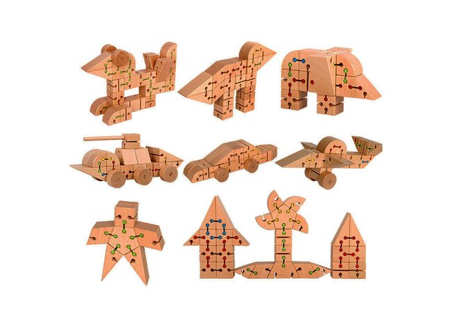 Конструктор «Комби», 50 дет. + 90 скоб