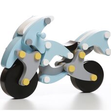 Магнитный конструктор «Мотоцикл» (blue)