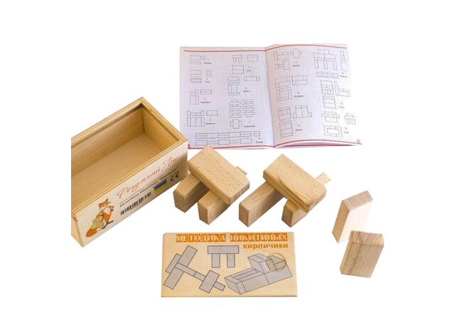 Кубики Никитина «Кирпичики» (Розумний Лис)