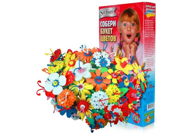 Весенний букет, 15 цветов