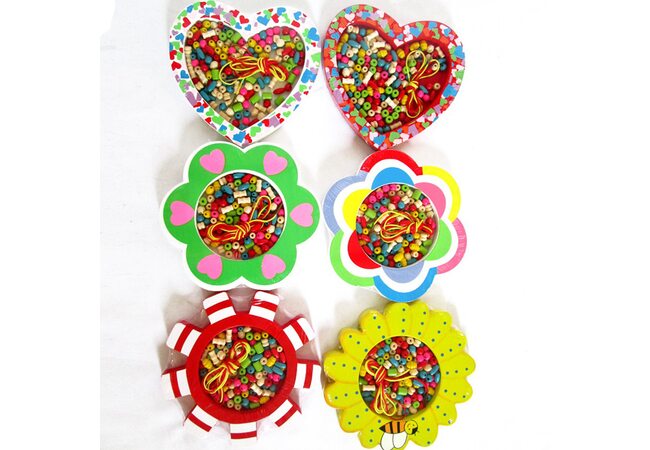 Бусики разноцветные