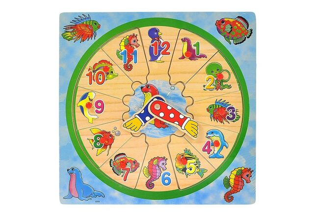 Часы-вкладыши «Подводный мир»