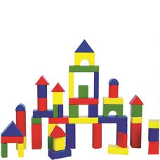 Набор разноцветных блоков, 50 дет.