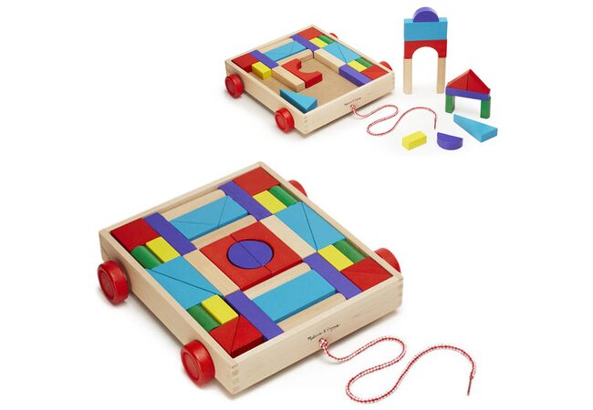 Деревянный конструктор «Город», 36 дет.