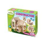 Конструктор «Коттедж 4в1», 206 дет.