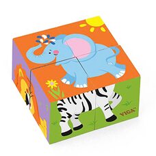 Кубики «Животные №2», 4 шт.