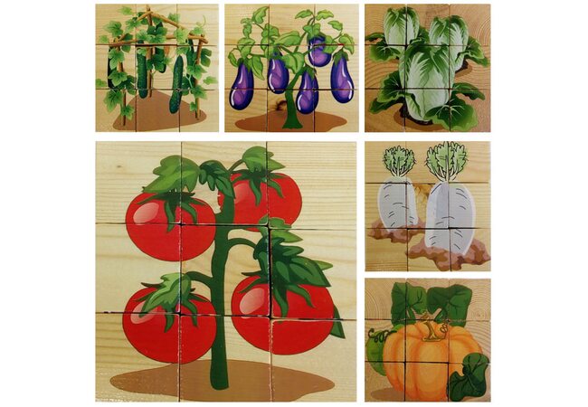 Кубики детские  «Овощи»