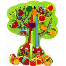 Шнурівка дерево «Чіп і Дейл» з фруктами