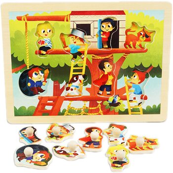 Вкладыши с держателями «Домик на дереве».