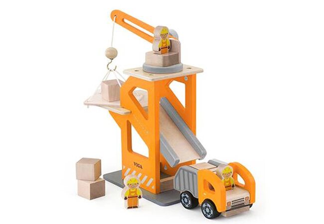 Строй техника «Кран и самосвал»