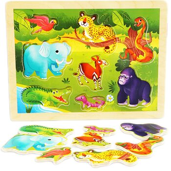 Вкладыши без держателей «Дикие животные».