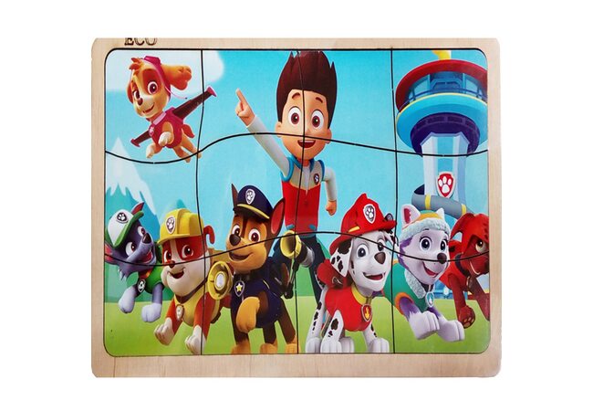 Пазл в рамке «Щенячий патруль», 12 эл.