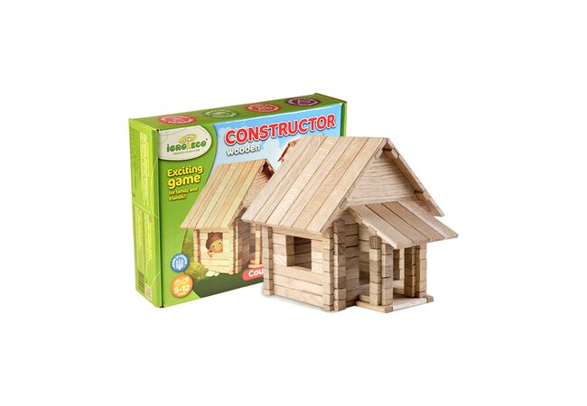 Конструктор «Загородный дом» 4 в 1, 146 дет.