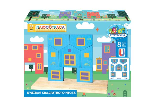 Политопия. Конструктор Дом квадратного города, 8 дет.